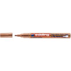 Edding 753 Marcador tinta opaca, punta para caligrafía. Trazo: 1 - 2,5m.m. Color cobre