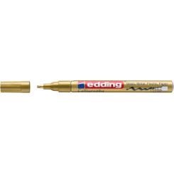 Edding 753 Marcador tinta opaca, punta para caligrafía. Trazo: 1 - 2,5m.m. Color oro