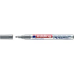 Edding 753 Marcador tinta opaca, punta para caligrafía. Trazo: 1 - 2,5m.m. Color plata