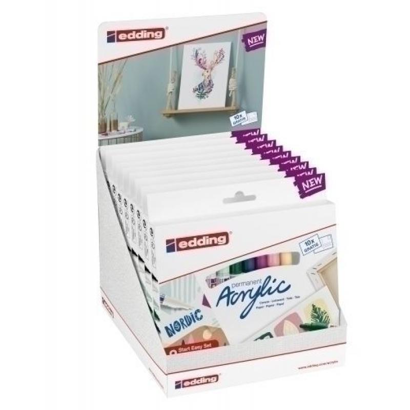 ROTULADOR EDDING ACRYLIC SURT.EXPAPEL 9