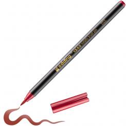 Rotulador EDDING Brushpen. Rojo Metálico.