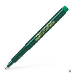 Rotulador FABER-CASTELL 1511 Punta Extrafina Verde