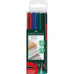 Rotulador FABER-CASTELL C.Multimark S Bolsa 4
