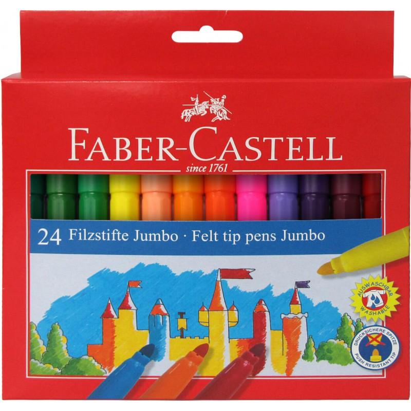 Rotulador FABER-CASTELL Jumbo Estuche 24
