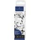 Rotulador FABER-CASTELL Pitt Manga estuche de 4