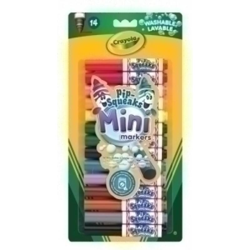 rotulador-fibra-crayola-lavable-mini-pip-squeaks-caja-de-14