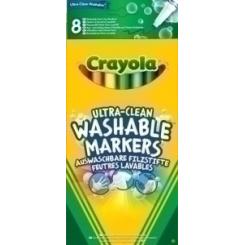 Rotulador Fibra Crayola Ultra Lavable Punta Maxi Caja De 12