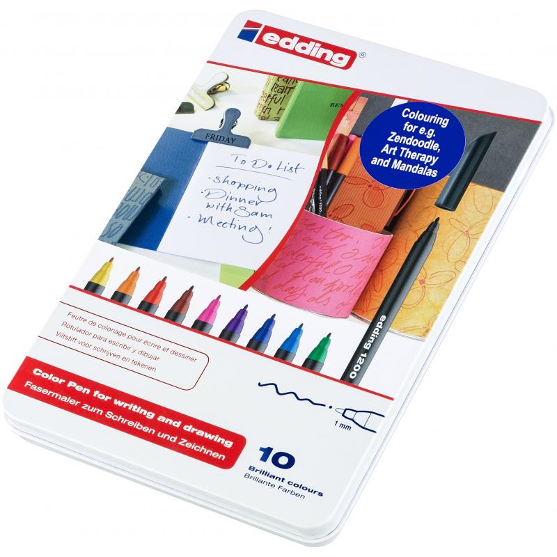 rotulador-fibra-edding-1200-caja-de-metal-de-10