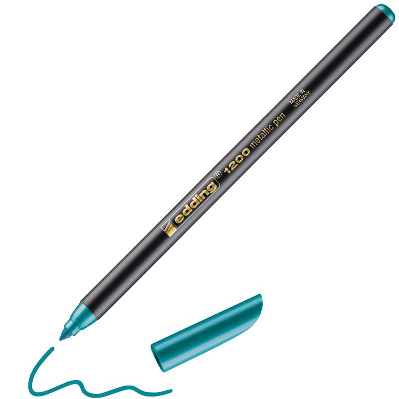 rotulador-fibra-edding-1200-metallic-verde