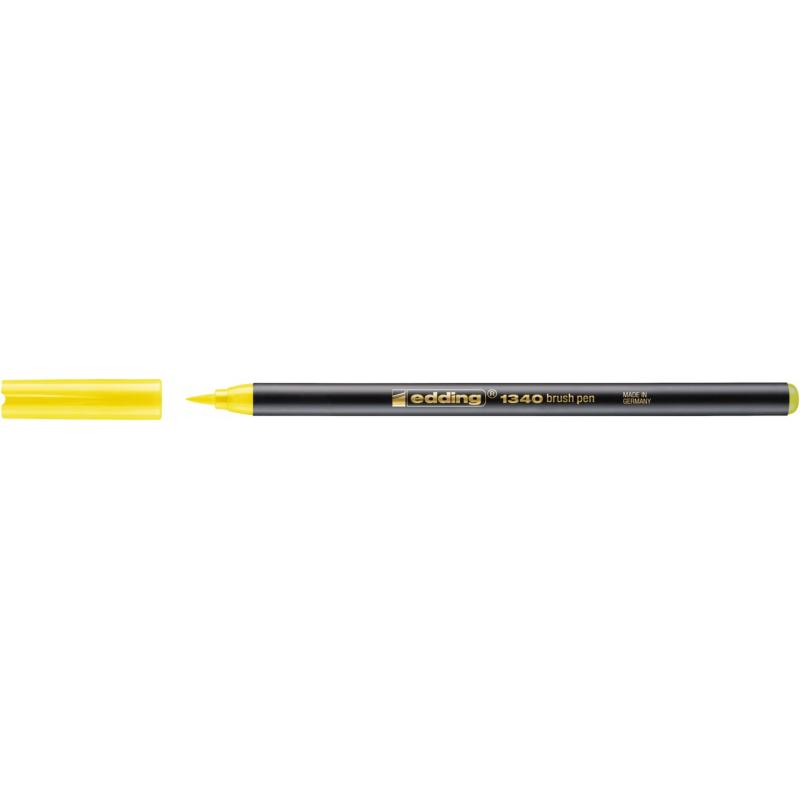 rotulador-fibra-edding-1340-brushpen-amarillo