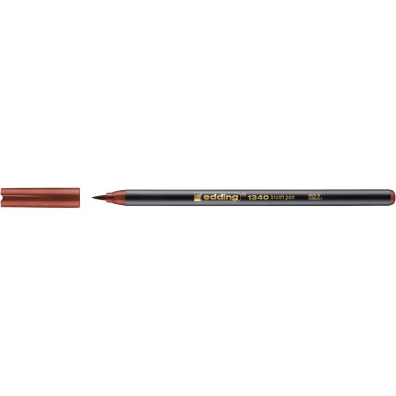 rotulador-fibra-edding-1340-brushpen-marron