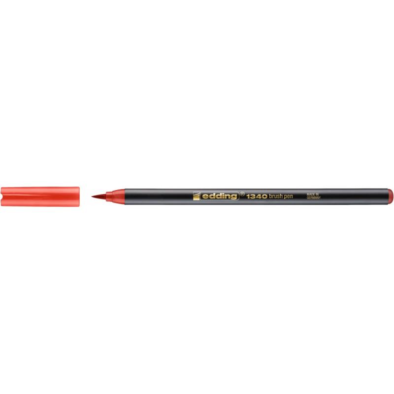 rotulador-fibra-edding-1340-brushpen-rojo
