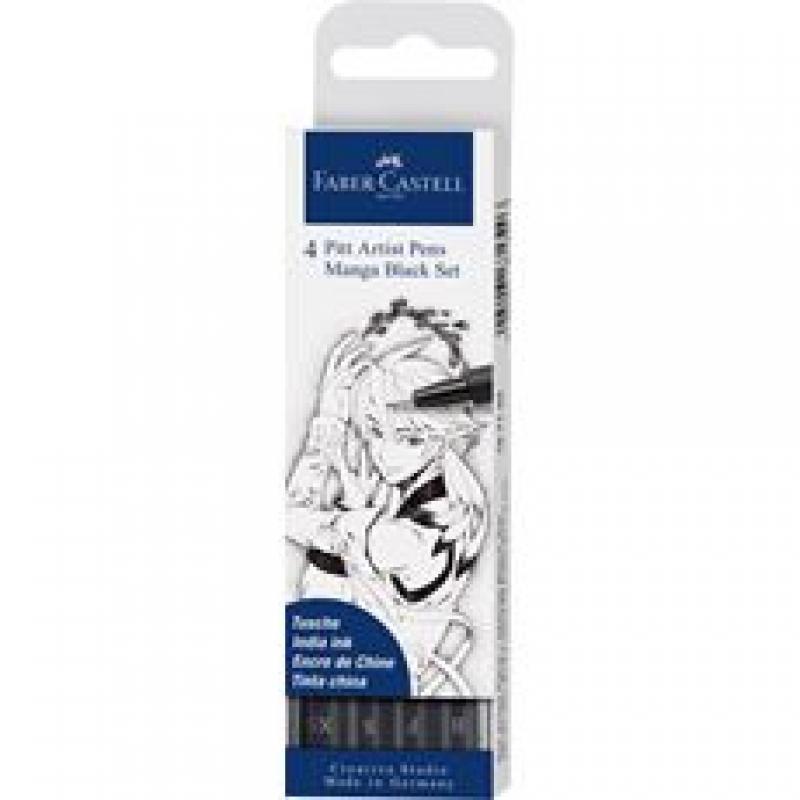 rotulador-fibra-faber-castell-pitt-manga-estuche-de-4-tonos-negros-xs-s-f-y-b