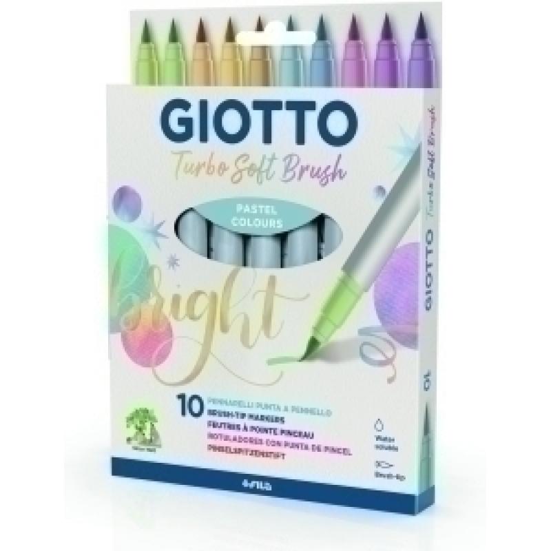 rotulador-fibra-giotto-turbo-soft-brush-pastel-estuche-de-10