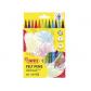 ROTULADOR FIBRA JOVI FELT PEN ESTUCHE de 12