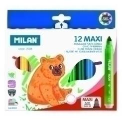 Rotulador Fibra Milan Maxi Caja De 12