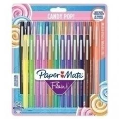 Rotulador Fibra Paper Mate Candy Pop Surtido Blister De 24