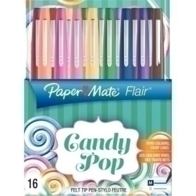 rotulador-fibra-paper-mate-flair-origm-11-candy-pop-blister-de-16