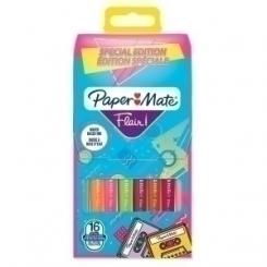 Rotulador Fibra Paper Mate Flair Orig.M (1,1)  Retro Blister De 16