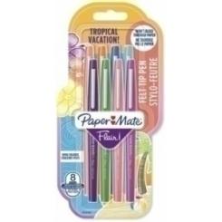 Rotulador Fibra Paper Mate Tropical Vacation Surtido Blister De 8