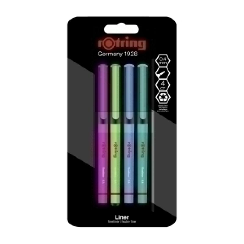 rotulador-fibra-rotring-fineliner-blister-de-4