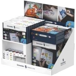 Rotulador Fibra Schneider Twinmarker Paint-It 040 Expositor De Sobremesa Surtido