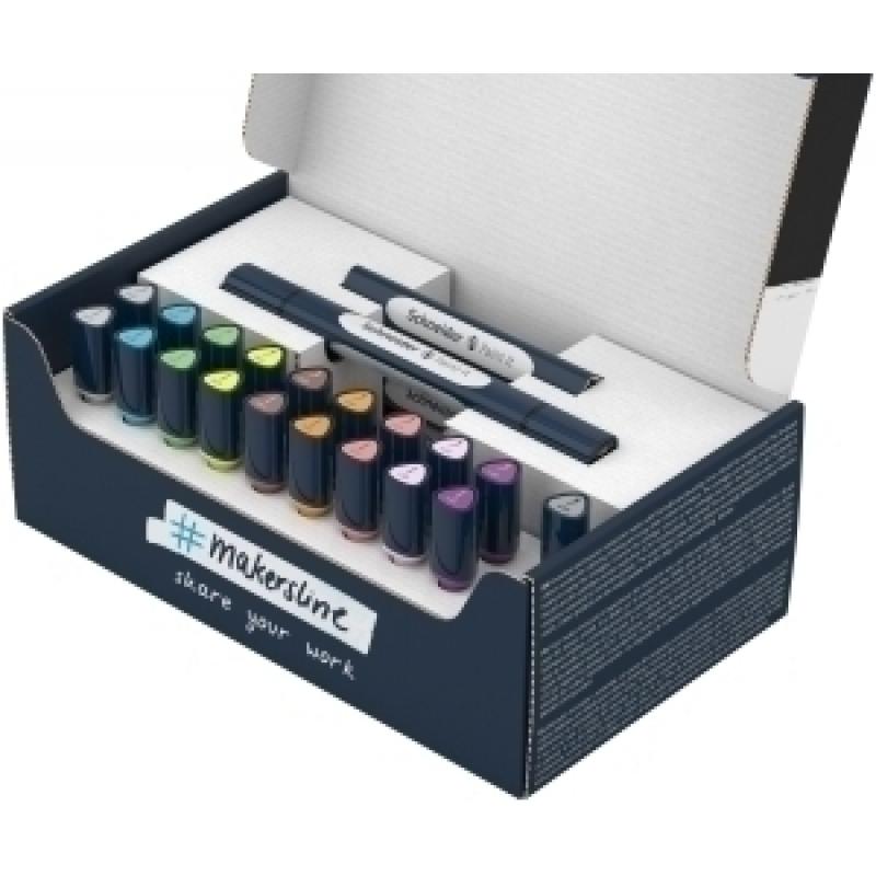 rotulador-fibra-schneider-twinmarker-paint-it-040-surt-caja-de-27-piezas