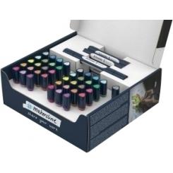 Rotulador Fibra Schneider Twinmarker Paint-It 040 Surt. Caja De 52 Piezas