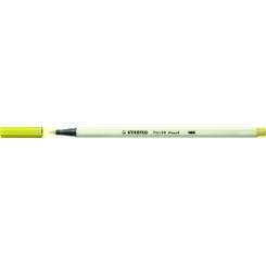 Rotulador Fibra Stabilo Pen 68 Brush Punta Pincel Amarillo Fluorescente