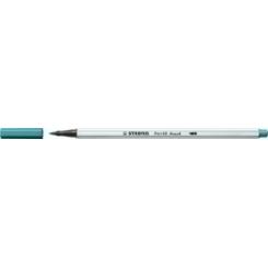 Rotulador Fibra Stabilo Pen 68 Brush Punta Pincel Azul Turquesa