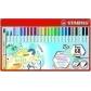rotulador-fibra-stabilo-pen-68-brush-punta-pincel-caja-metal-de-25