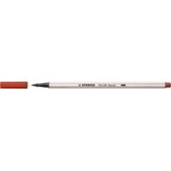 Rotulador Fibra Stabilo Pen 68 Brush Punta Pincel Carmin