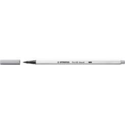 Rotulador Fibra Stabilo Pen 68 Brush Punta Pincel Gris Claro