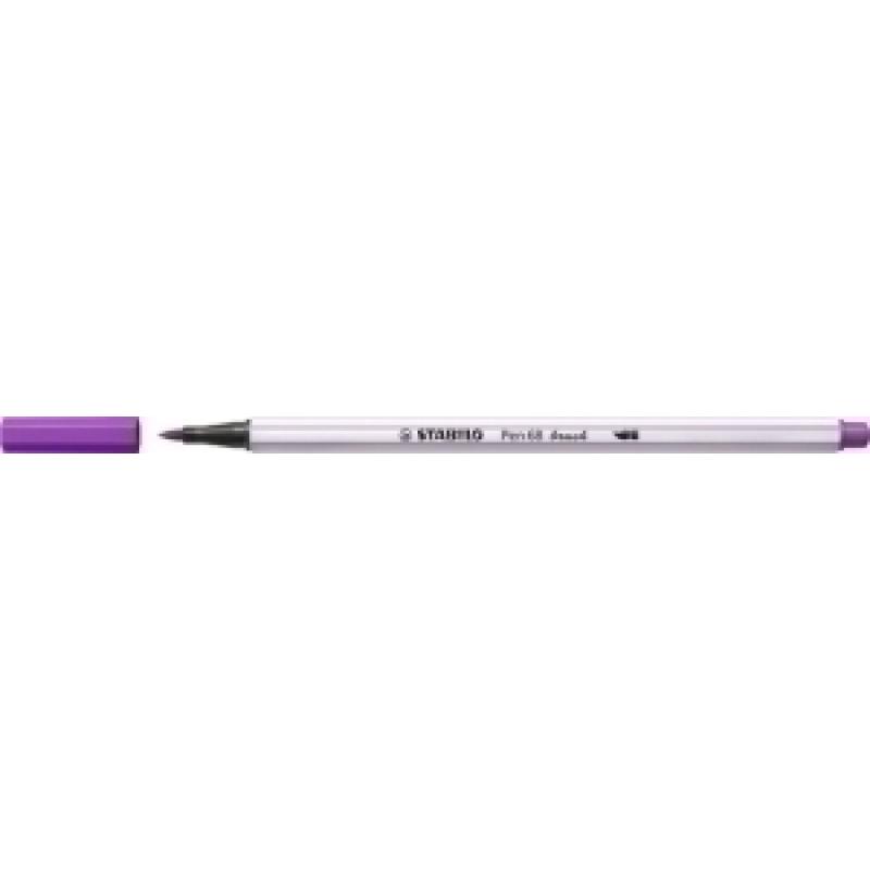 rotulador-fibra-stabilo-pen-68-brush-punta-pincel-lila