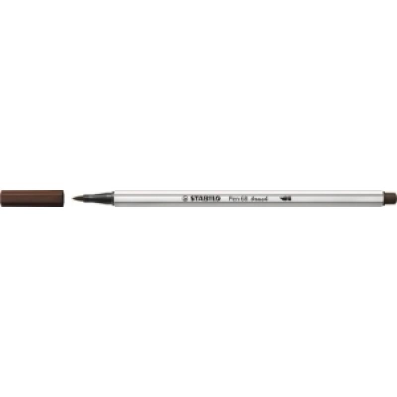 rotulador-fibra-stabilo-pen-68-brush-punta-pincel-marron