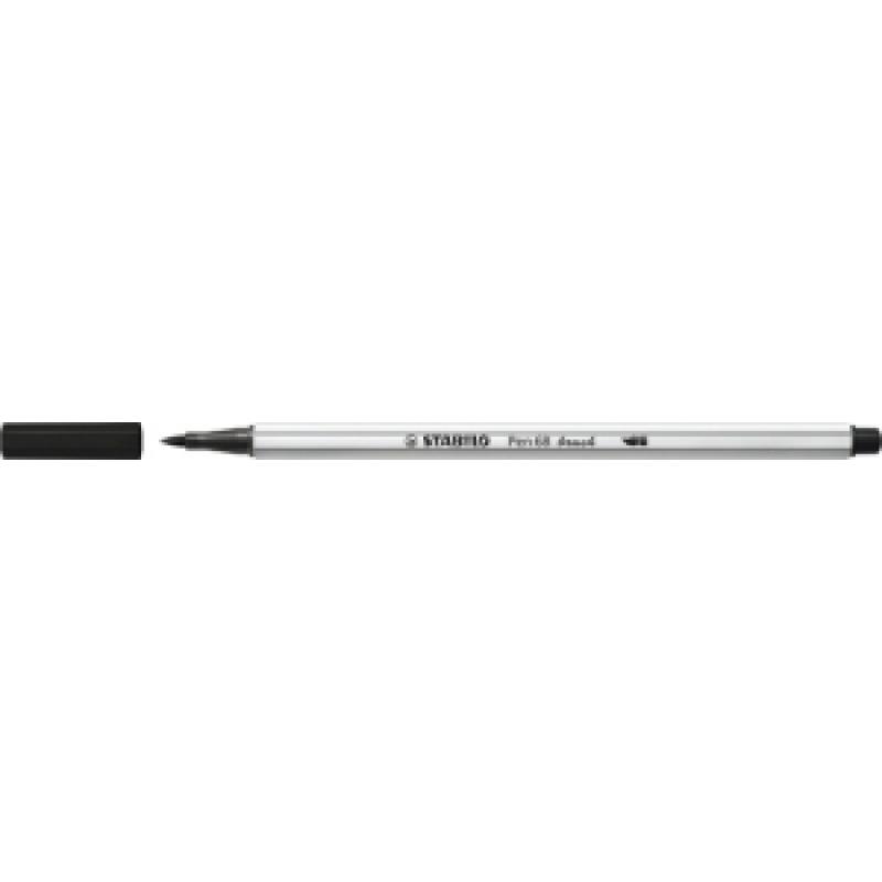 rotulador-fibra-stabilo-pen-68-brush-punta-pincel-negro
