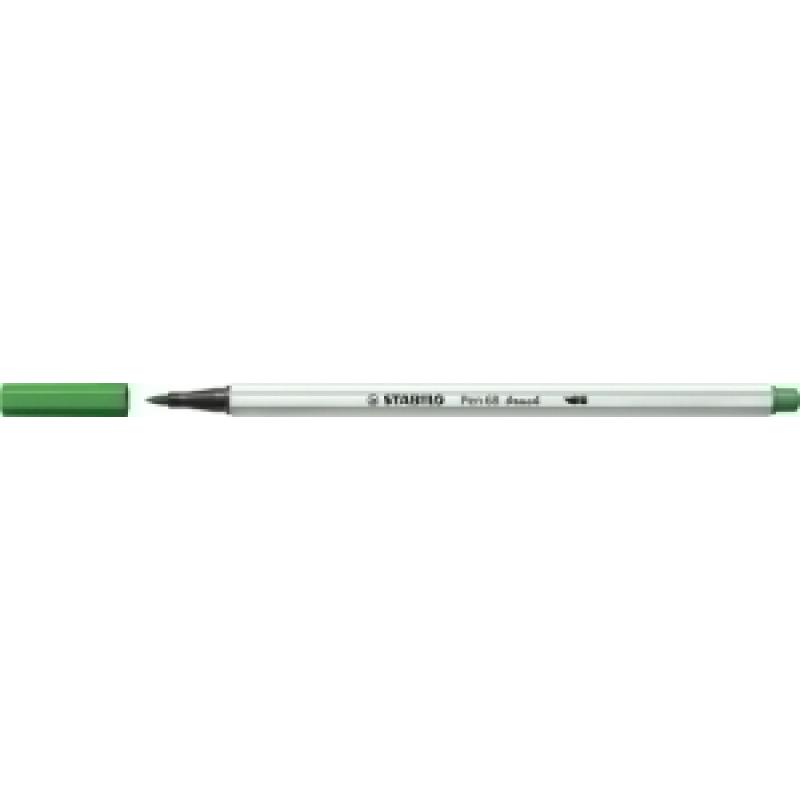 rotulador-fibra-stabilo-pen-68-brush-punta-pincel-verde