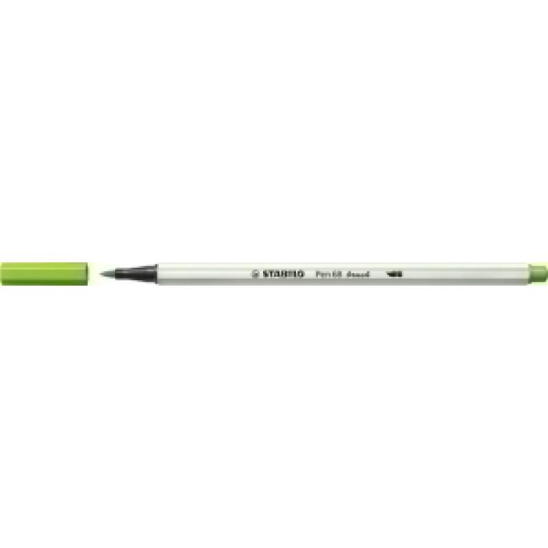 rotulador-fibra-stabilo-pen-68-brush-punta-pincel-verde-hoja