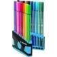 rotulador-fibra-stabilo-pen-68-color-parade-antracita-azul-claro-estuche-de-20