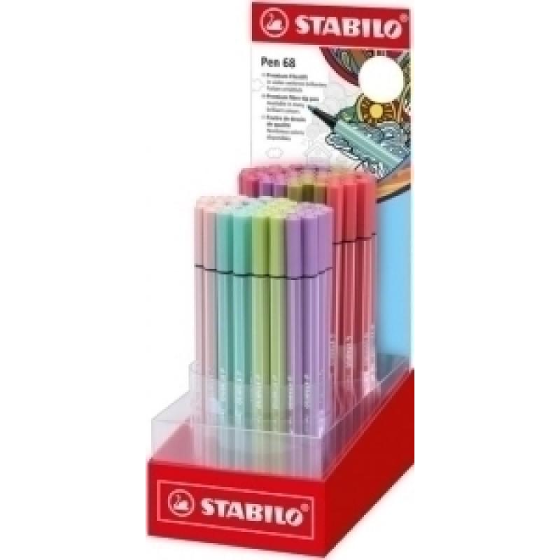 rotulador-fibra-stabilo-pen-68-expositor-de-80