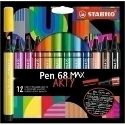 Rotulador Fibra Stabilo Pen 68 Max Arty Line Caja Carton De 12