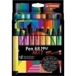 Rotulador Fibra Stabilo Pen 68 Max Arty Line Caja Carton De 18