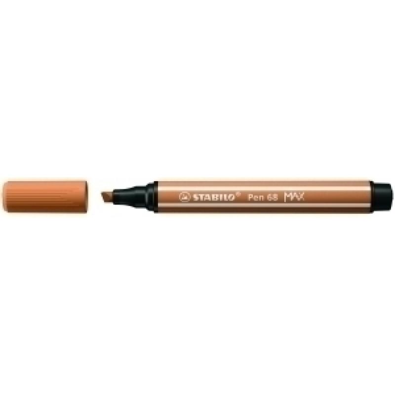 rotulador-fibra-stabilo-pen-68-max-ocre-oscuro