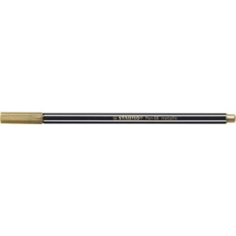 rotulador-fibra-stabilo-pen-68-metallic-dorado