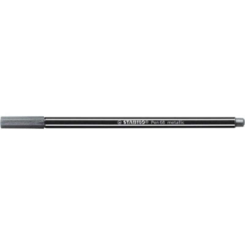 rotulador-fibra-stabilo-pen-68-metallic-plata
