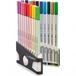 Rotulador Fibra Stabilo Pen Brush Arty Line Punta Pincel Color Parade De 20