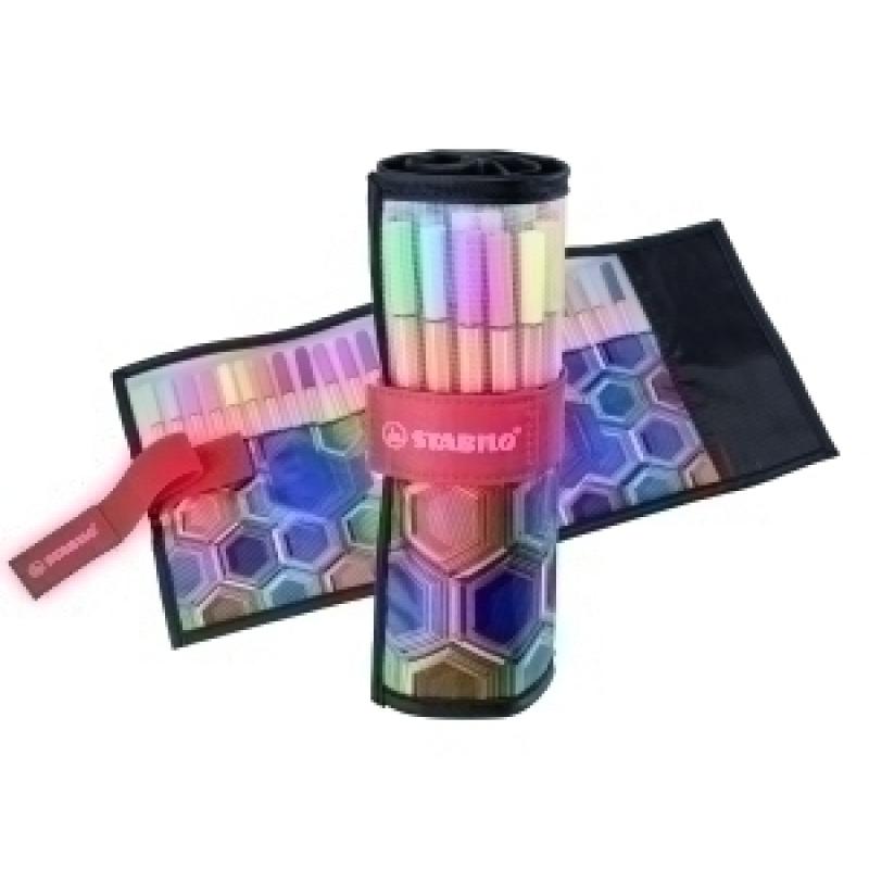 rotulador-fibra-stabilo-point-88-arty-surtido-estuche-de-25