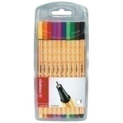 Rotulador Fibra Stabilo Point 88 Estuche De 10