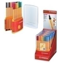 Rotulador Fibra Stabilo Point 88 Estuche De 20 Color Parade