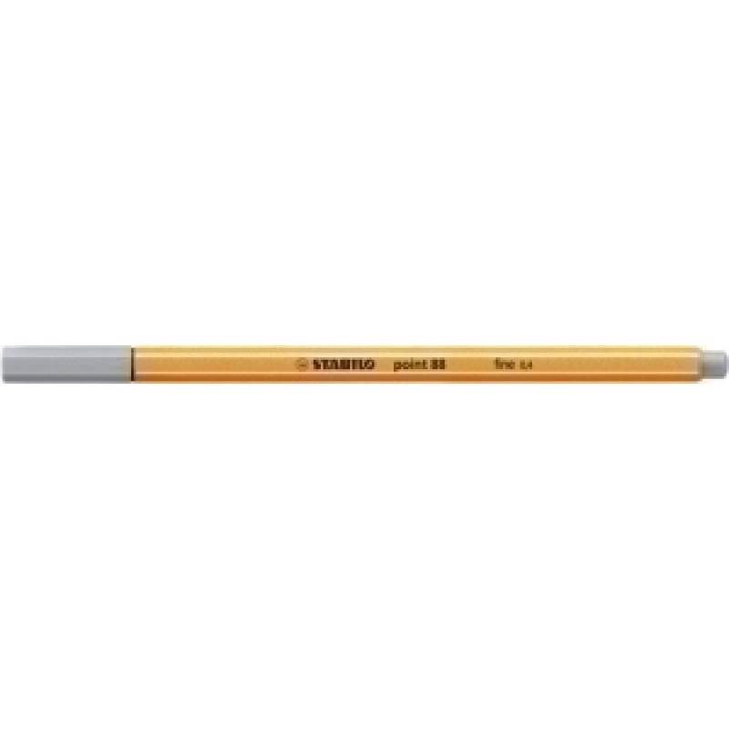 rotulador-fibra-stabilo-point-88-gris-medio